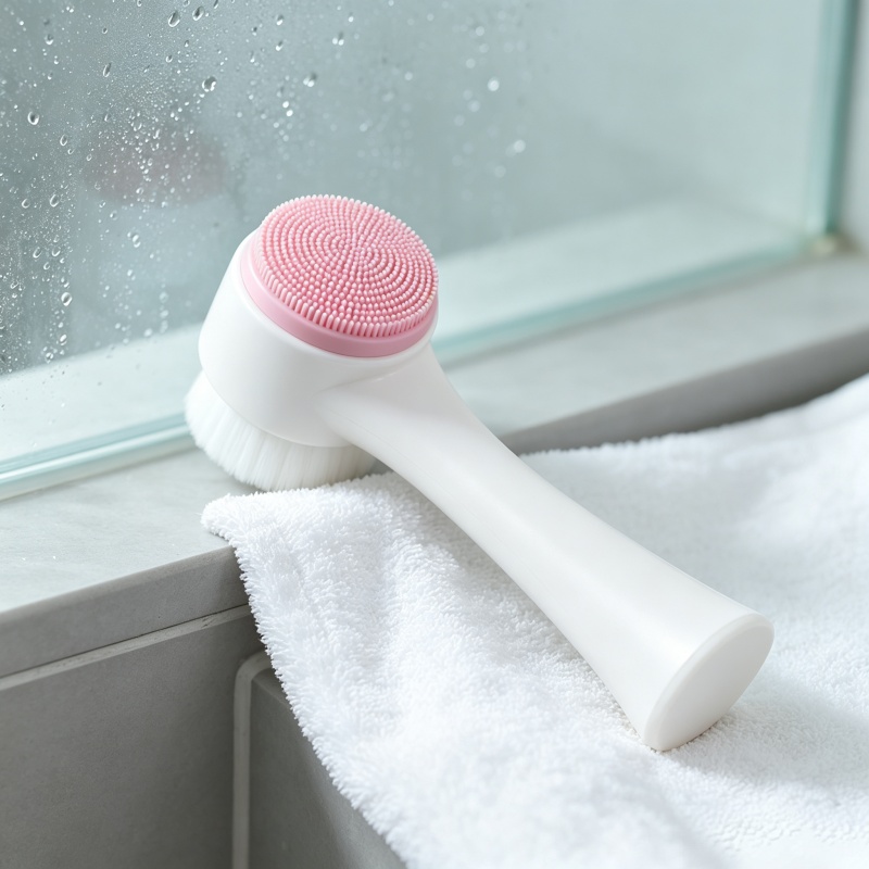 Silicone Face Scrubber Electric - Çift Taraflı, Elde Kullanılan Yüz Temizleme
