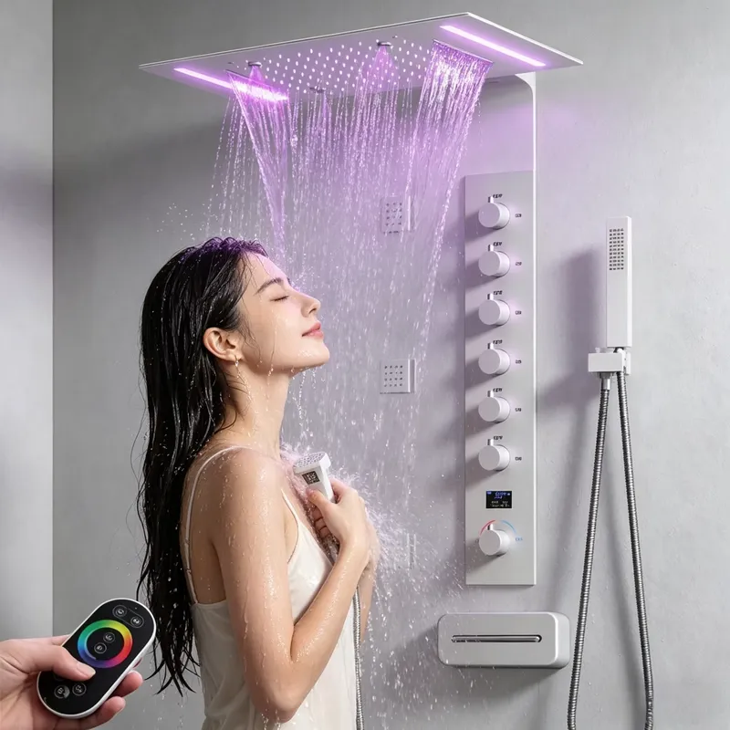 Massage - Lüks Akıllı Tavan Duş Sistemi LED