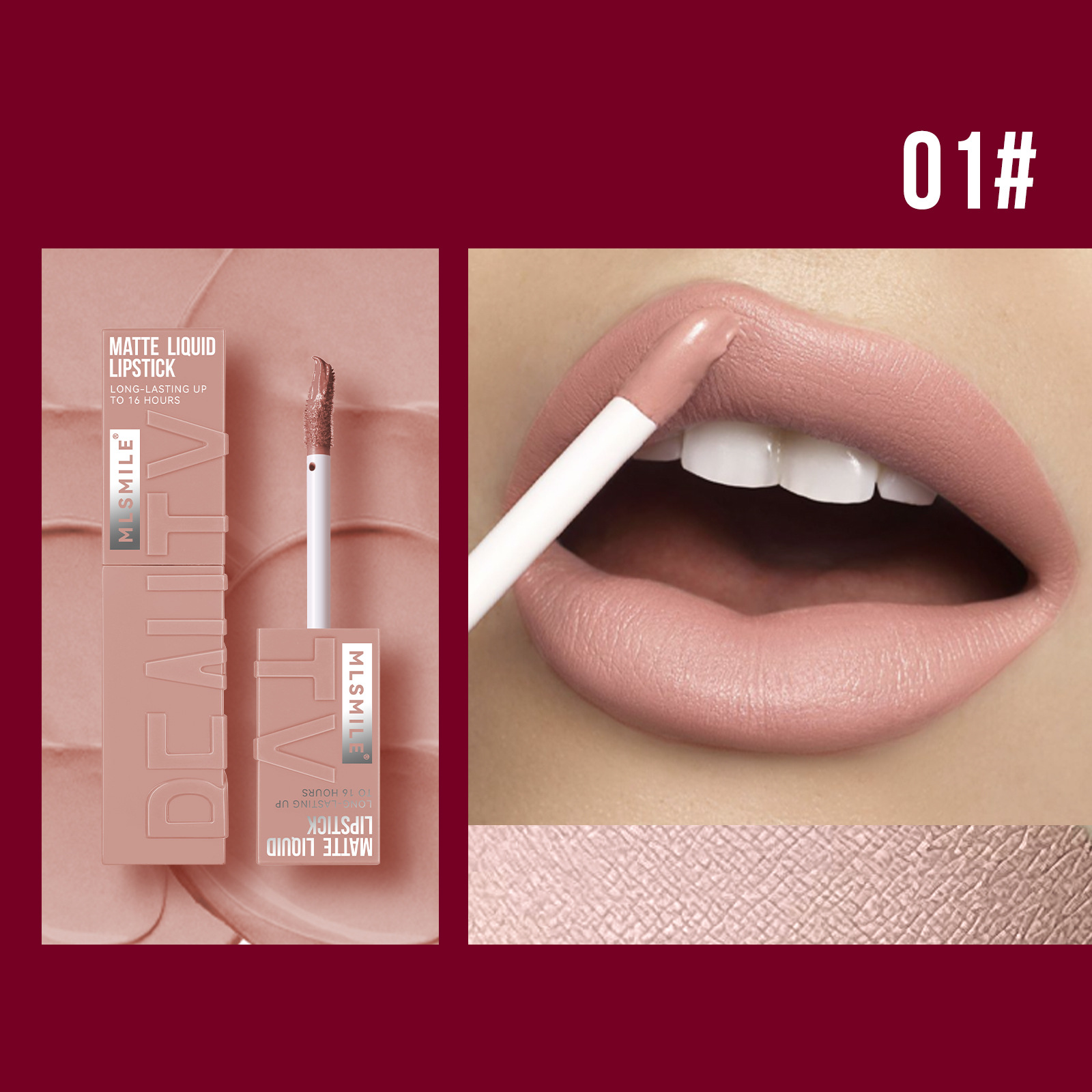 Matte Velvet Lip Tint Long Lasting - 6 Renk Mat Likit Ruj Transfer