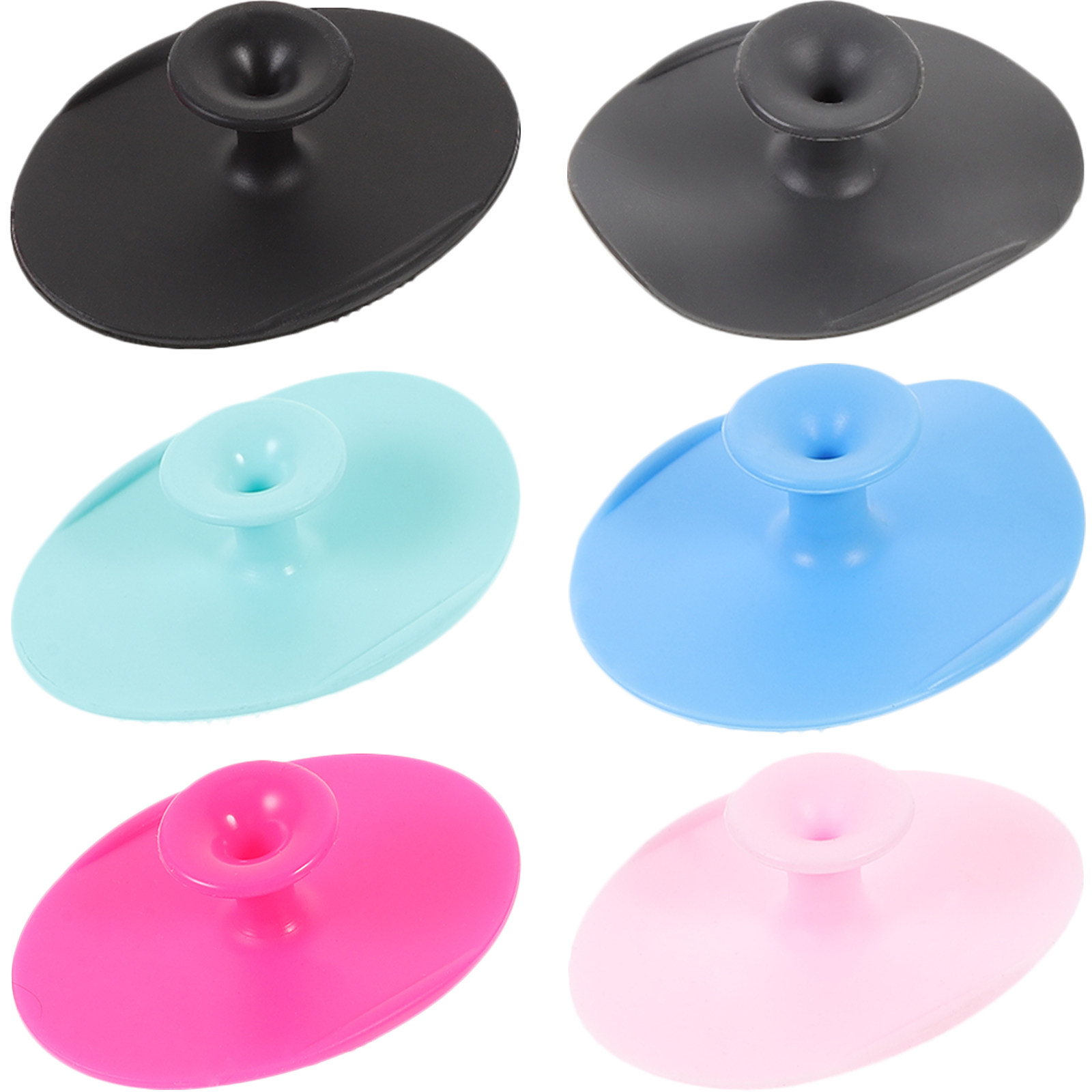 Silicone Face Scrubber Electric - 6 Adet Temizleme Fırçası, Gözenek Temizleyici,