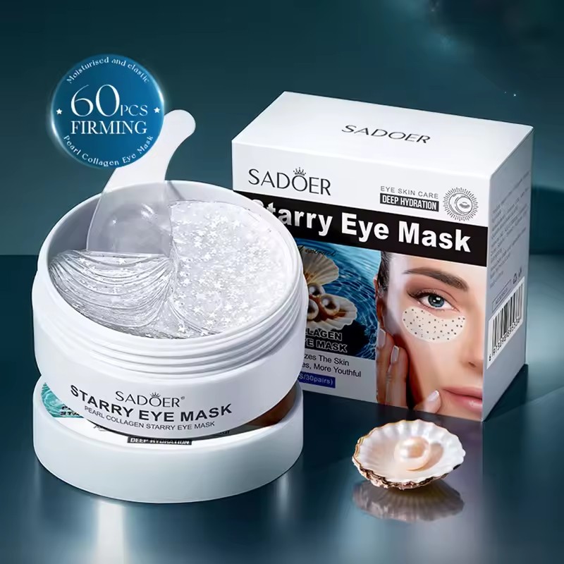 Collagen Under Eye Patches - 60 adet SADOER Inci Kristal Kollajen