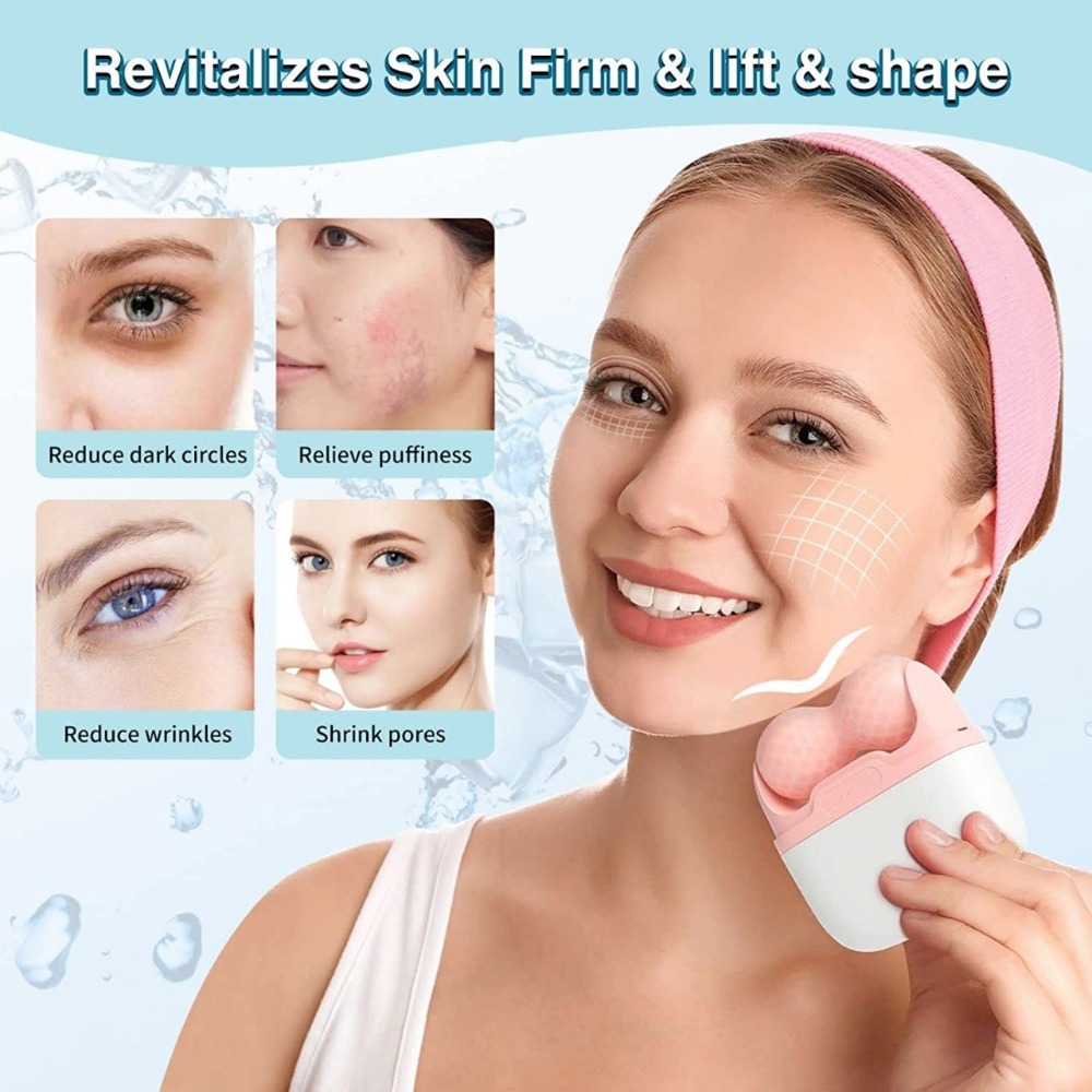 Face Ice Roller Puffiness - Çift Başlıklı Buz Rulosu Yüz Göz