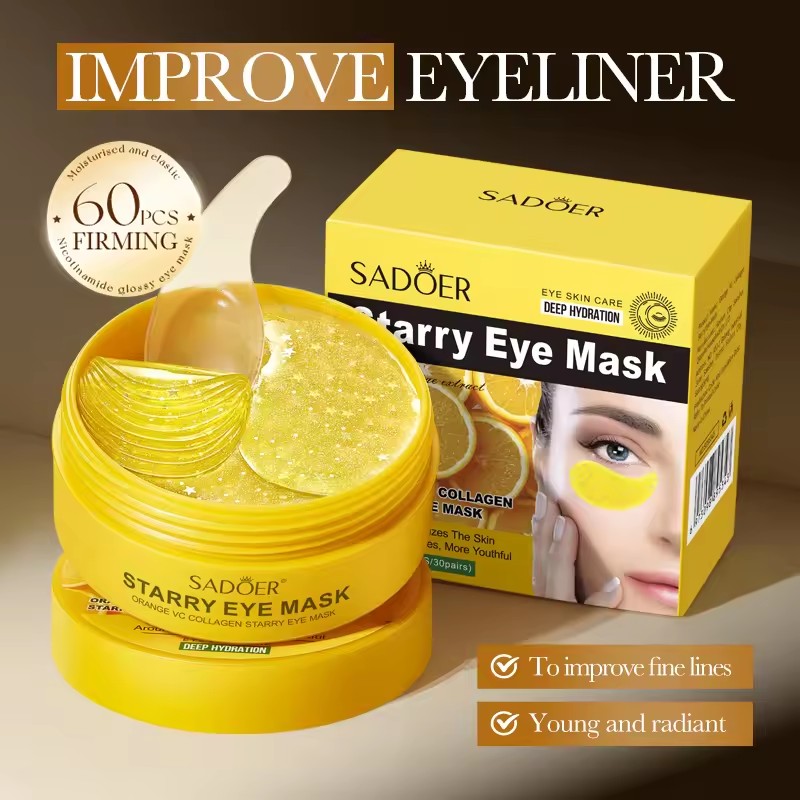 60 adet SADOER C Vitamini Kris - Collagen Under Eye Patches incelemesi ve fiyatı